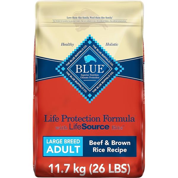 NEW BLUE BUFFALO LIFE PROTECTION FORMULA BEEF &