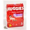 Image 1 : NEW HUGGIES LITTLE MOVERS SIZE 3 DIAPERS 26 COUNT
