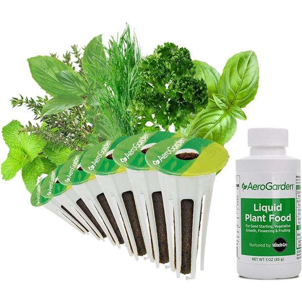 NEW AEROGARDEN GOURMET HERB 6 SEED POD KIT