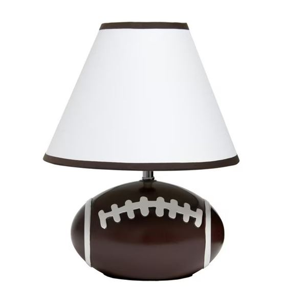 NEW SIMPLE DESIGNS SPORTSLITE 11.5" FOOTBALL LAMP