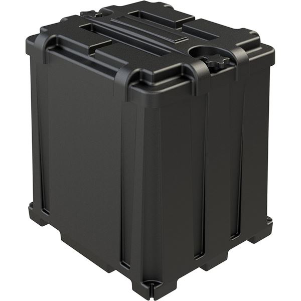 NEW DUAL L16 BATTERY BOX BLACK COMMERCIAL GRADE