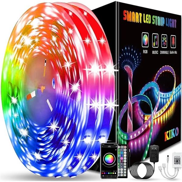 BRAND NEW KIKO SMART LED STRIP LIGHT - 100FT