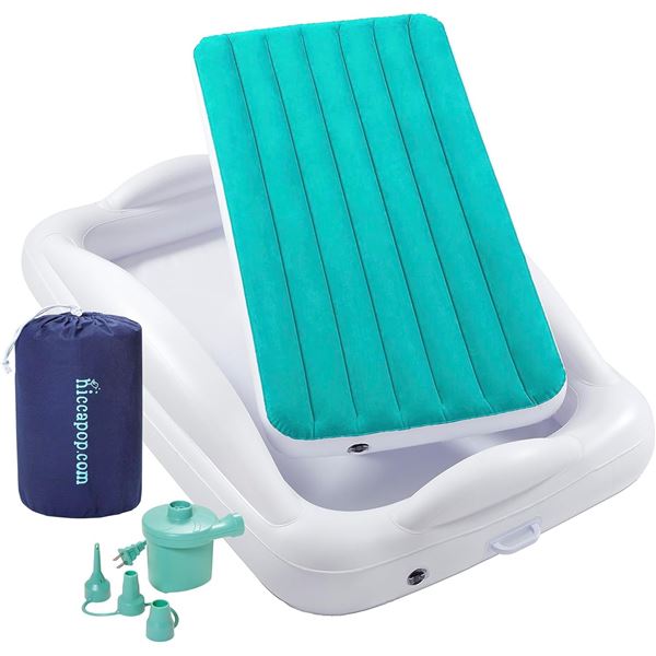 NEW HICCAPOP INFLATABLE TODDLER BED DELUXE