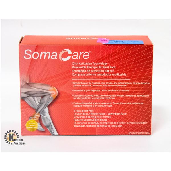 NEW 6PCS SOMA CARE SPORT CLICK ACTIVATION REUSABLE