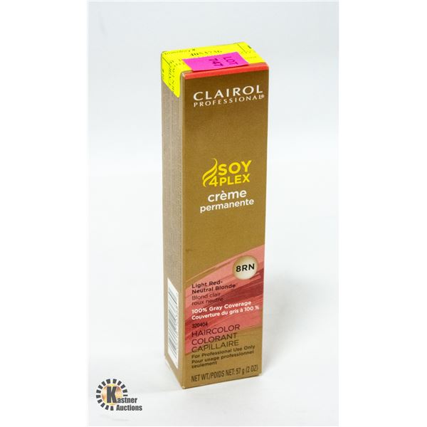 CLAIROL PROFESSIONAL SOY4PLEX 8RN LIGHT RED OR