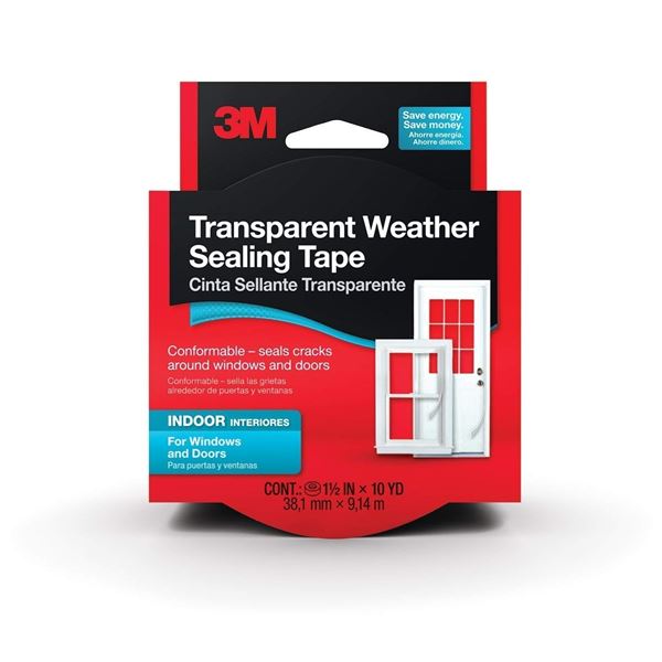 NEW 3M TRANSPARENT WEATHER SEALING TAPE - INDOOR