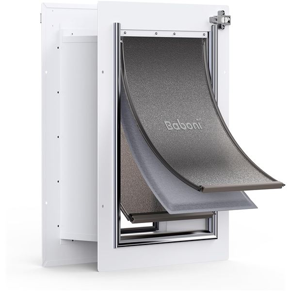 NEW BABONI PET DOOR FOR PETS UP TO 100LB