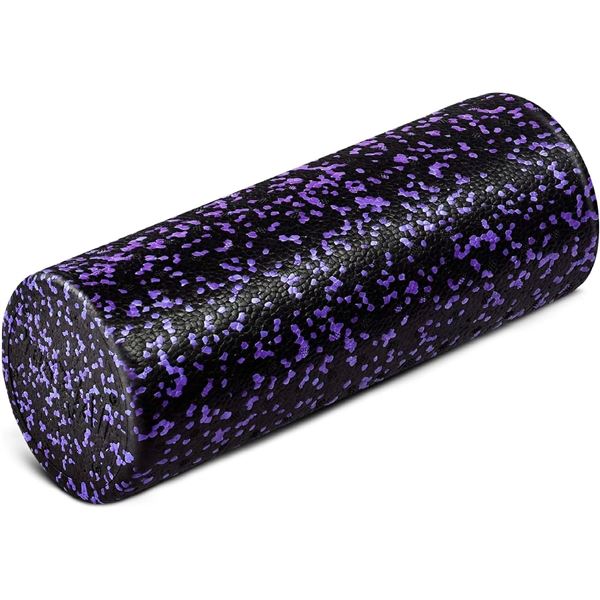 NEW YES4ALL FOAM ROLLER PURPLE SPECKLED 18"