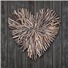 Image 1 : NEW DRIFTWOOD HEART WALL DECOR