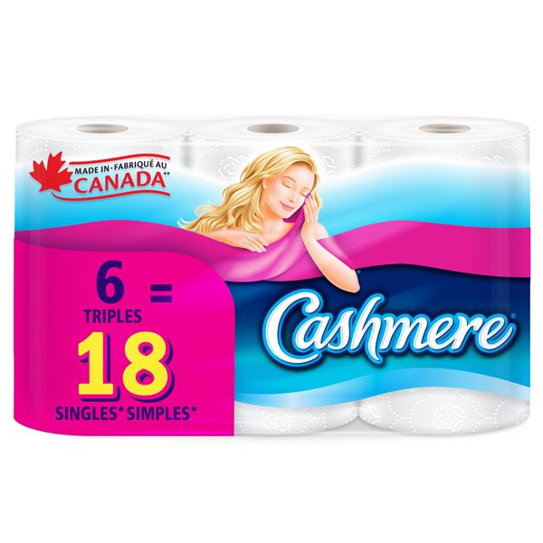 NEW CASHMERE 6 PACK TOILET PAPER TWO PLY