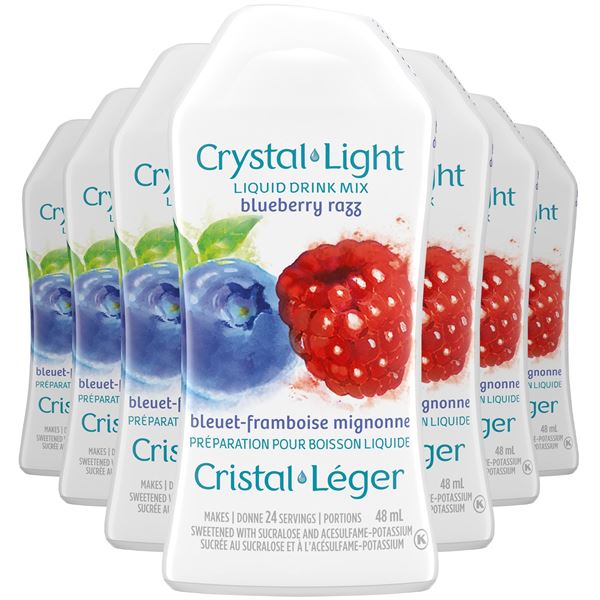 NEW 16 X 48ML CRYSTAL LIGHT LIQUID