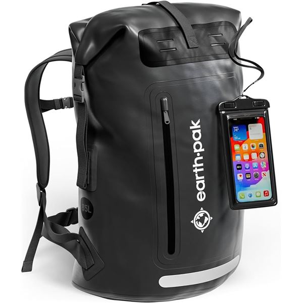 NEW 55L EARTH PAK PREMIUM BACKPACK GRAY