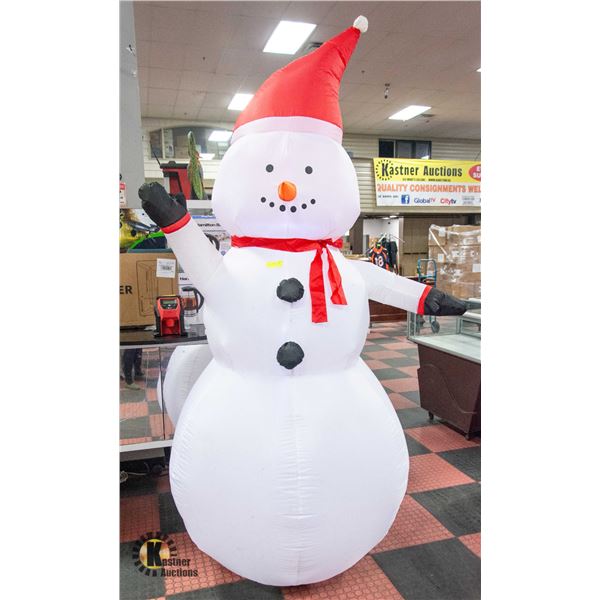 7 FT APPROX SNOWMAN YARD INFLATABLE-ESTATE