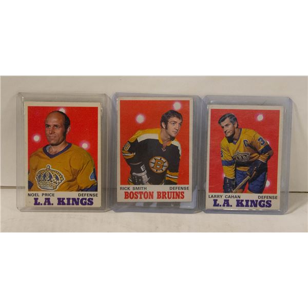 LOT OF 3 VINTAGE HOCKEY CARDS