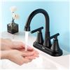 NEW BECAA LEAD FREE 4 INCH BASIN FAUCET FOR 3 HOLE