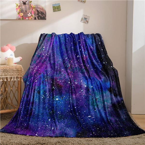 NEW BLUE GALAXY BLANKET 60" X 80"