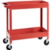 Image 2 : AMAZON BASICS STEEL 2-SHELF MULTIPURPOSE CART