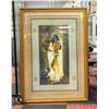 Image 1 : 2 EGYPTIAN PRINCESS PICTURES 43" X 31"