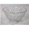 Image 1 : GENUINE CRYSTAL FOOTED BOWL (4.5"-TALL