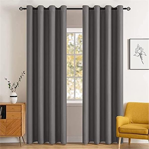 BRAND NEW SET OF 2 MIULEE 52" 84" CURTAINS