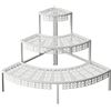 Image 1 : NEW ABOXOO 2 TIER PLANT ROUND METAL STAND RACK