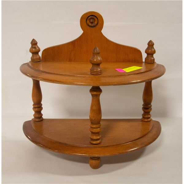 MAPLE TRINKETS SHELF SOLID MAPLE