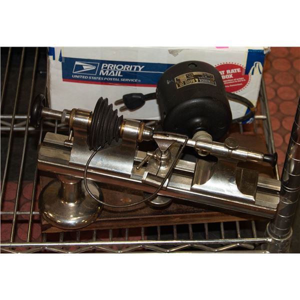 ANTIQUE GERMAN PRECISION JEWELLERS LATHE