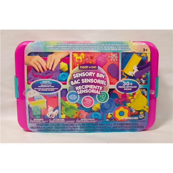 NEW MADE BY ME SENSORY BIN KIT, OVER 4LBS