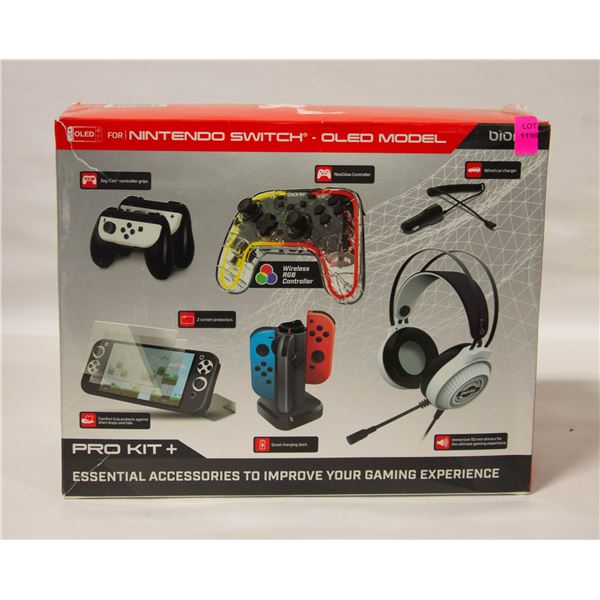 BIONIK PRO KIT & FOR NINTENDO SWITCH INCLUDES