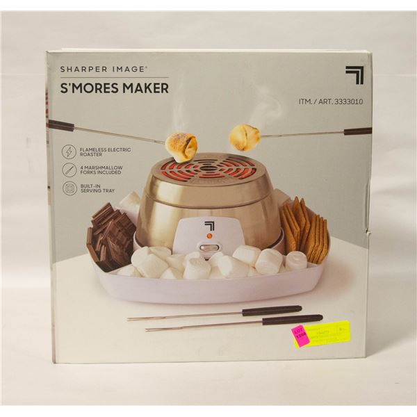 NEW SHARPER IMAGE INDOOR ELECTRIC S'MORES MAKER
