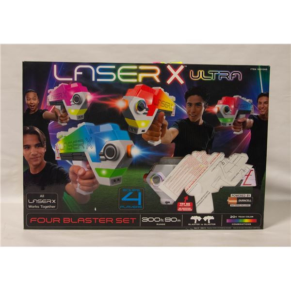 LASER X ULTRA 4 PLAYER LASER TAG GAME