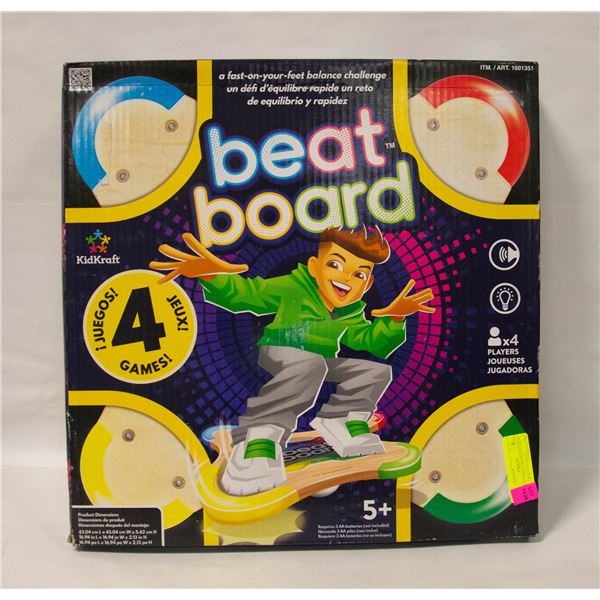 KIDKRAFT BEAT BOARD MUSICAL GAME, UP TO 4 PLAYERS