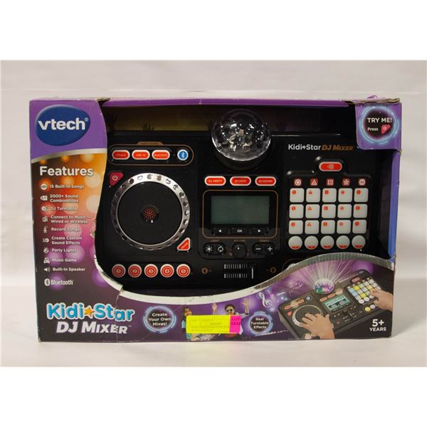 NEW VTECH KIDI STAR DJ MIXER WITH LIGHTS &