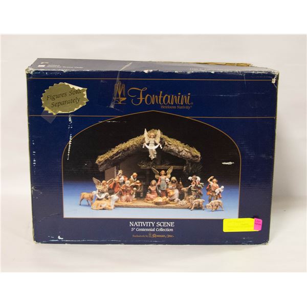 FONTANINI 17PC NATIVITY SCENE WITH 5"