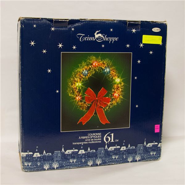 24" FIBRE OPTIC WREATH