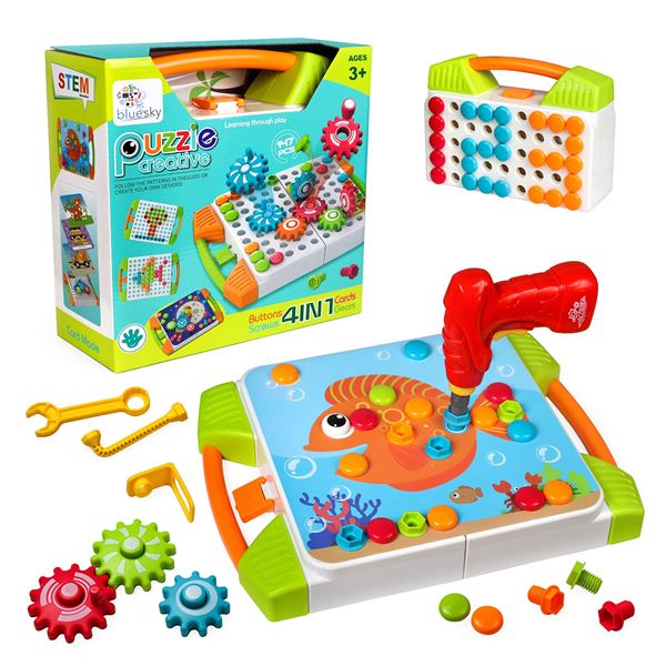 BRAND NEW CREATIVE PUZZLE 4-IN-1 3D PUZZLE