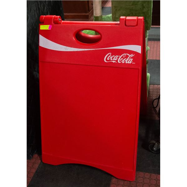 COCA COLA SIGN BOARD 39" X 24"