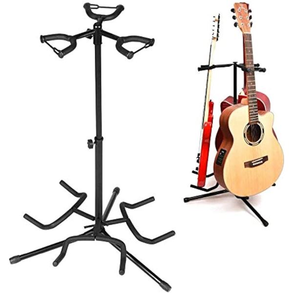 NEW UNIVERSAL TRIPLE GUITAR STAND