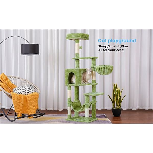 NEW LIGHT GREEN HEY-BROTHER CAT TREE