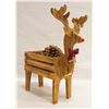 Image 1 : XMAS REINDEER BASKET WITH CONES