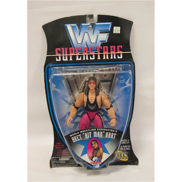 VINTAGE BRETT HART WRESTLING FIGURE