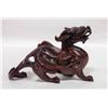 Image 1 : DECORATIVE GLASS CHINESE DRAGON SCULPTURE