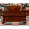 Image 2 : SOLID WOOD QUEEN SIZE BED - ALL WOOD SIDE