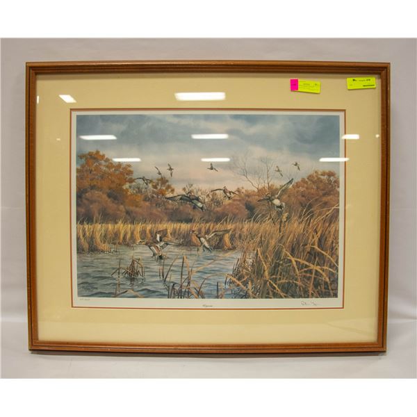 LTD EDITION PRINT #109/450 WIGEONS PETER LYON