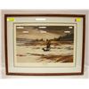 LT EDITION PRINT MARSH HUNTERS DUCK UNLIMITED 1987