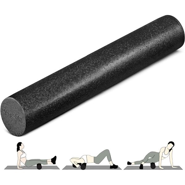 NEW YES4ALL 36 INCH ROLLER - BLACK - EXTRA FIRM