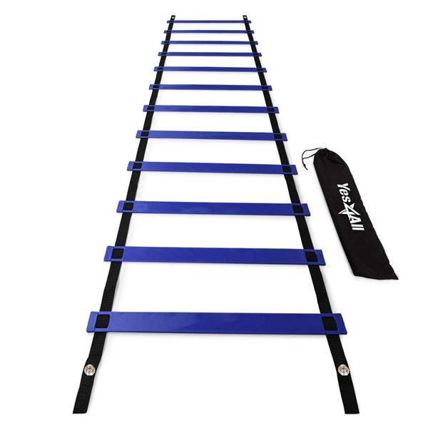 NEW YES4ALL AGILITY LADDER - 12 RUNGS - BLUE