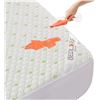 Image 1 : NEW BEDLORE WATERPROOF MATTRESS PAD - QUEEN