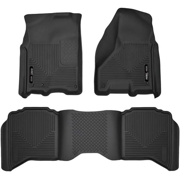 NEW HUSKY FRONT AND 2ND ROW SEATS FLOOR LINERS