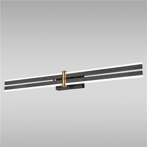 NEW MODERN LED VANITY LIGHT 40 INCH BLACK AND GOLD